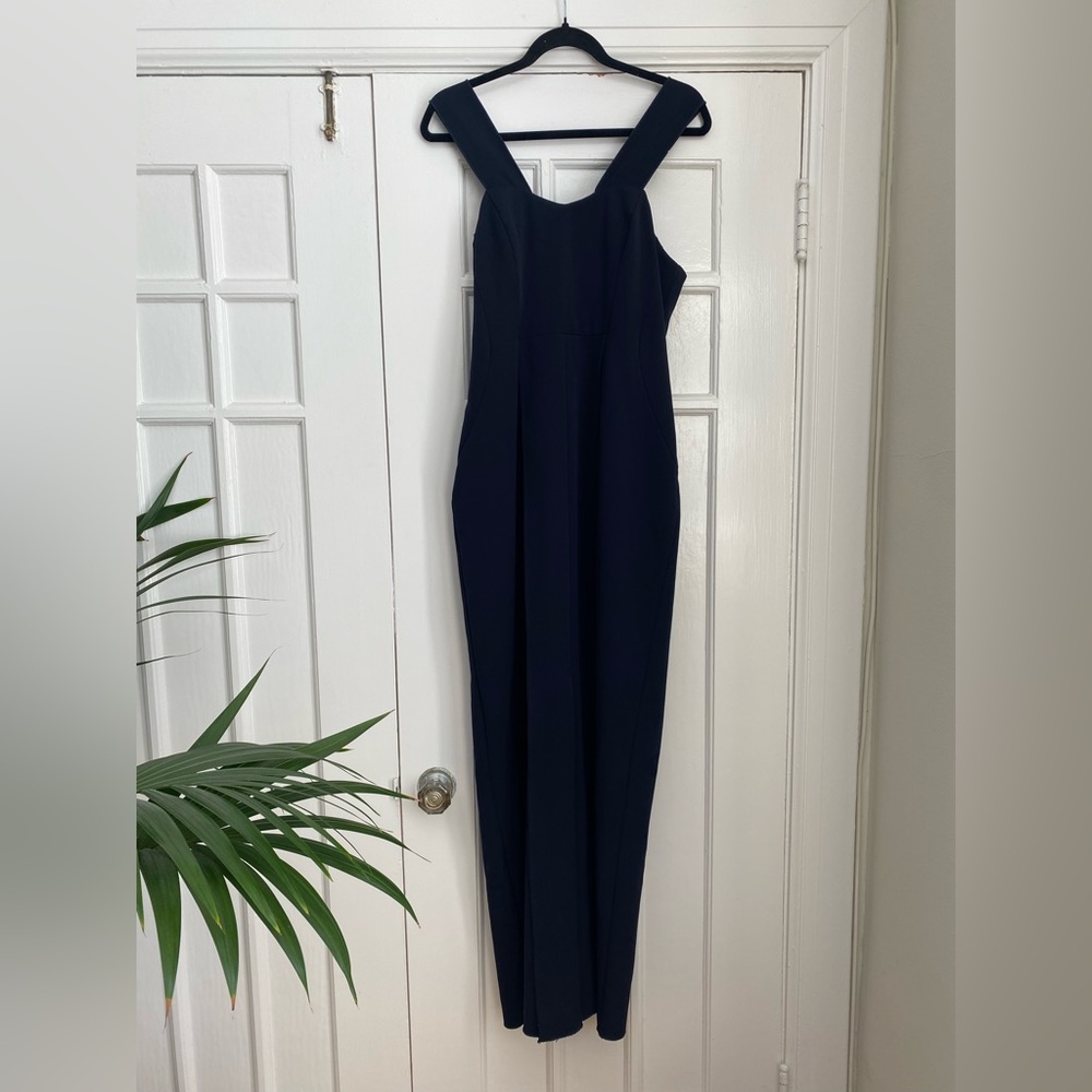 Topshop Navy Blue Formal Dress